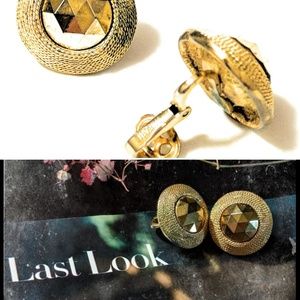 Crown Trifari Art Deco Clip-on Earrings